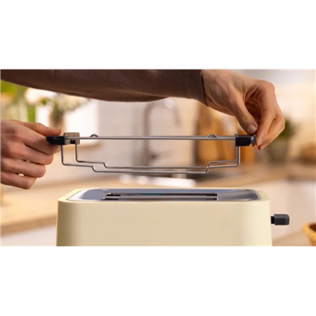 Bosch Compact Toaster | TAT3M127 MyMoment | Number of slots 2 | Housing material Plastic | Beige 2