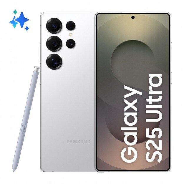 Samsung Galaxy S25 Ultra 17.5 cm (6.9 ) Dual SIM Android 15 5G USB Type-C 12 GB 1 TB 5000 mAh Silver, White