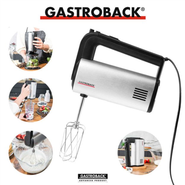 Gastroback Design Hand Mixer Pro   40983 Stainless steel/Black 5