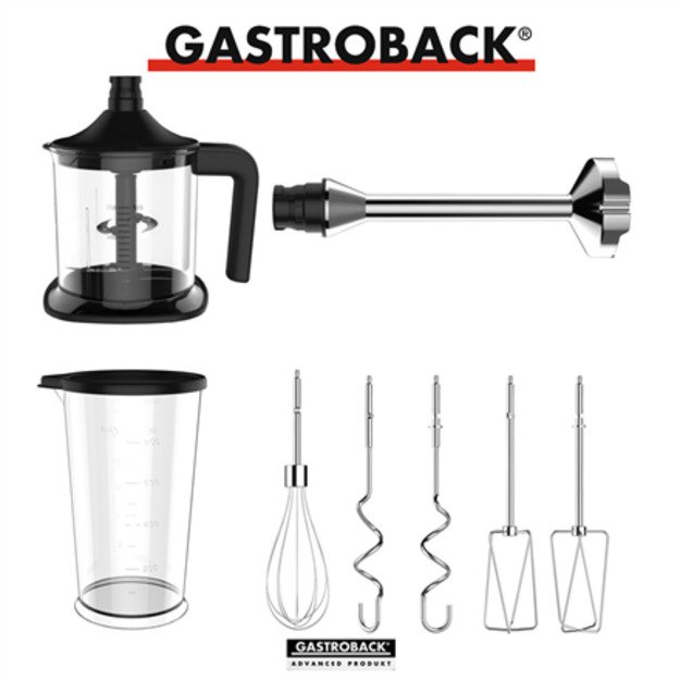 Gastroback Design Hand Mixer Pro   40983 Stainless steel/Black 4