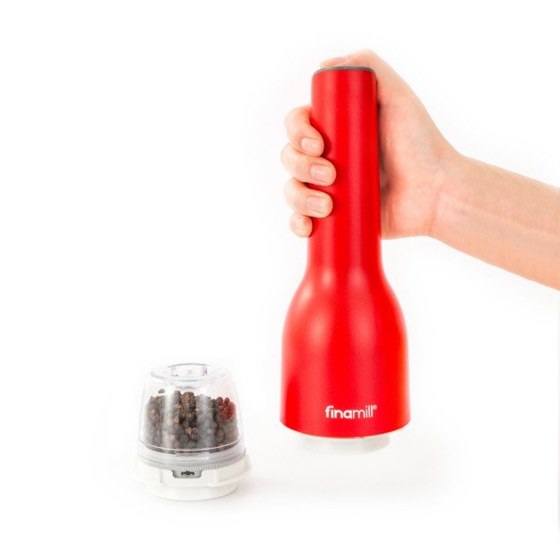 FINAMILL Įkraunamas malūnėlis su dviem FINAPOD Pro Plus antgaliais, raudona 3