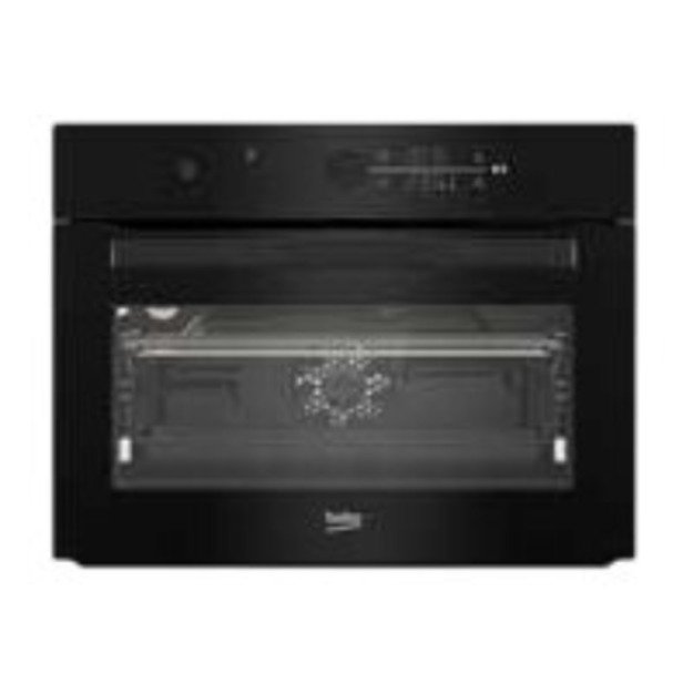 BEKO Oven | BBCM17400B | 48 L | Electric | Hydrolytic | Touch control | Steam function | Height 45.5 cm | Width 59.4 cm | Black