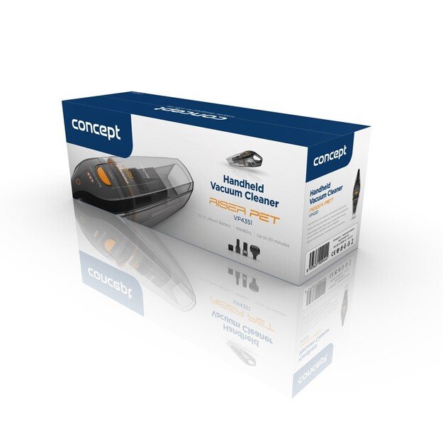 Concept VP4351 handheld vacuum Black Bagless 1