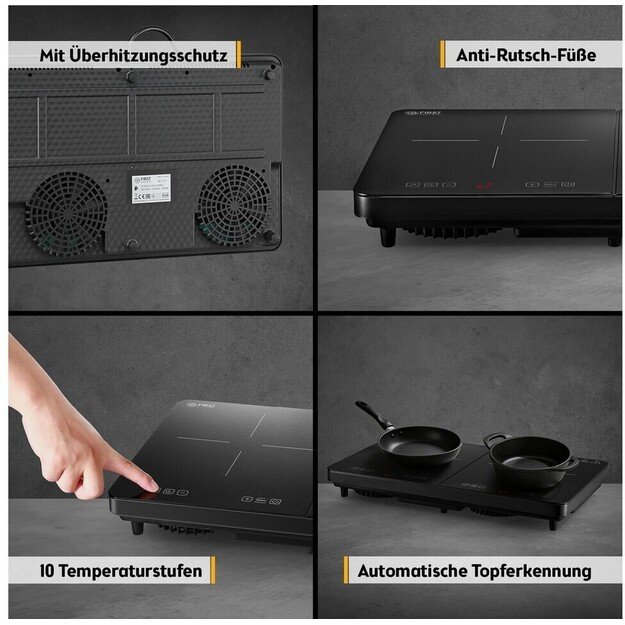 Indukcinė 2 d.viryklė FIRST FA-5095-5 1