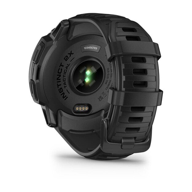 Garmin Instinct 2X Solar Tactical Edition 2.79 cm (1.1 ) MIP 50 mm Digital 176 x 176 pixels Touchscreen Black GPS (satellite) 7