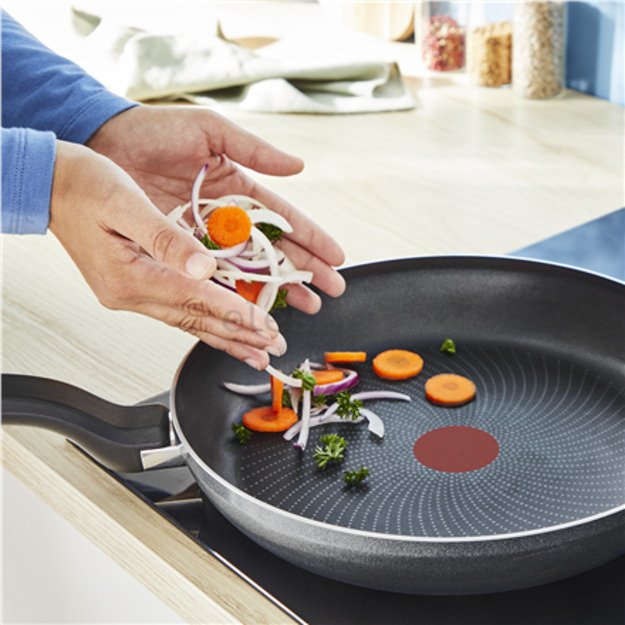 TEFAL Pan | H0560642 | Frying | Diameter 28 cm | Suitable for induction hob | Fixed handle | Black 2