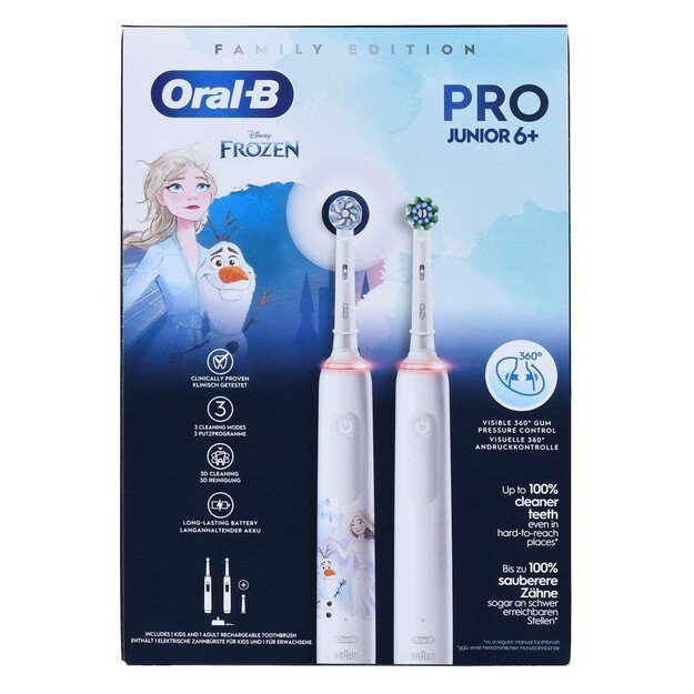 Oral-B Pro 3 3000 White+Oral-B Junior Frozen 3