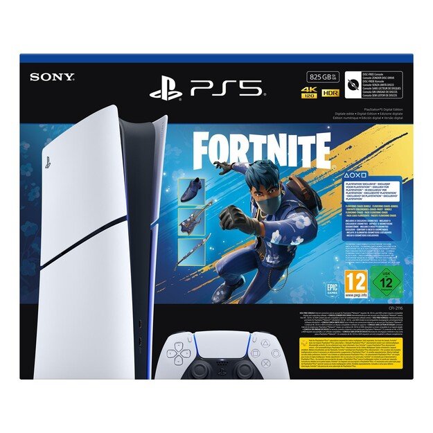 Sony PlayStation 5 Slim Console + Fortnite Blooming Chaos 7