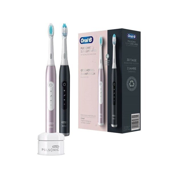 BRAUN Pulsonic Slim Luxe Brush 4900 silv/rose gold