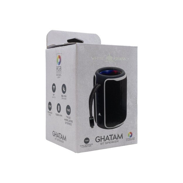 White Shark GBT-3007 Ghatam Black/White 1