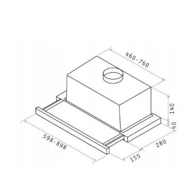 Gartraukis ELICA ELITE 14 LUX BL/A/60 - PRF0037991B 4