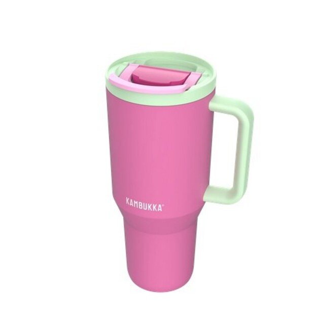 Thermal mug with telescopic straw Kambukka Rio Tumbler 950ml Bubblegum Mint 16