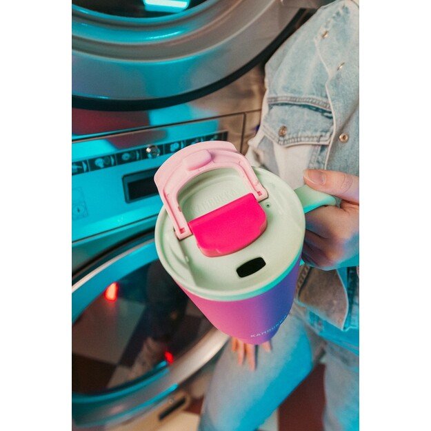 Thermal mug with telescopic straw Kambukka Rio Tumbler 950ml Bubblegum Mint 5