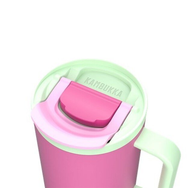 Thermal mug with telescopic straw Kambukka Rio Tumbler 950ml Bubblegum Mint 11