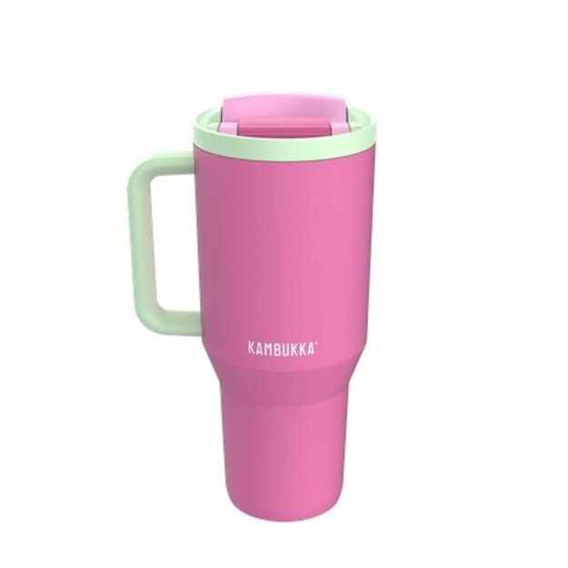 Thermal mug with telescopic straw Kambukka Rio Tumbler 950ml Bubblegum Mint 14