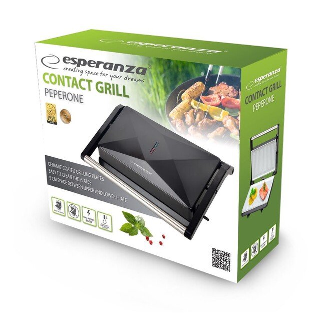 Esperanza EKG013 Ceramic Contact Grill 850W 2