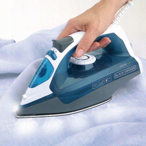 Iron steam BLACK+DECKER BXIR2200E ES9180070B (2200W, blue color) 8