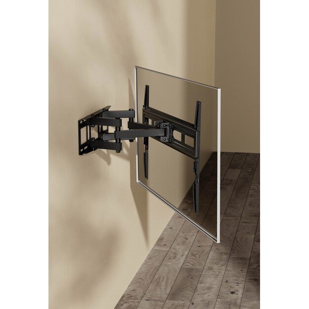 Gembird | Wall mount | WM-80ST-03 | Tilt, Swivel | 37-80   | Maximum weight (capacity) 40 kg | Black 2