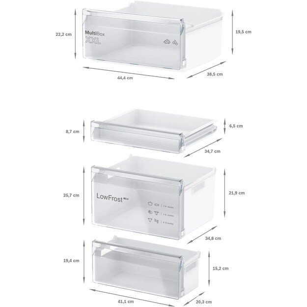 Įmontuojamas &scaron;aldytuvas Bosch KIV86NSE0 3