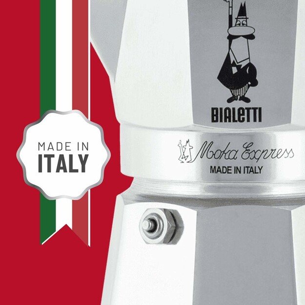 Espresso  kavos virimo aparatas Bialetti Moka Express 3puod. 7