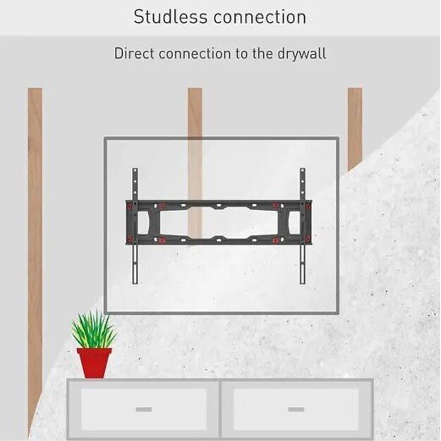 BARKAN ND400.B 29 -75  TV, fiksuotas, gipso kartono sienai 4