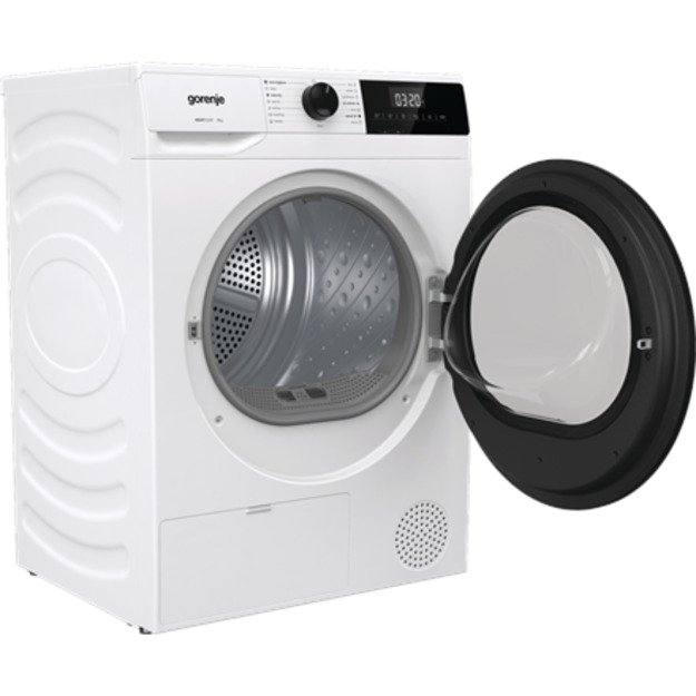 Gorenje Dryer Machine | D2HNE7E | Energy efficiency class E | Front loading | 7 kg | Heat pump | LED | Depth 51 cm | White 4