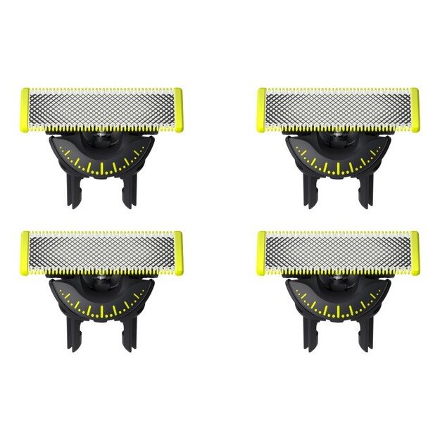 Philips OneBlade 360 QP440/50 Atsarginiai barzdaskutės peiliukai, Sidabrinė/Geltona