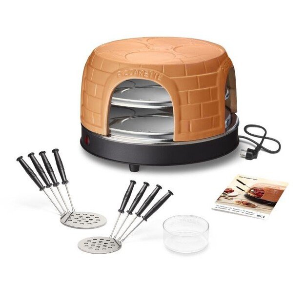 Emerio Pizza Oven, pre-bake function, 8 pers. 2