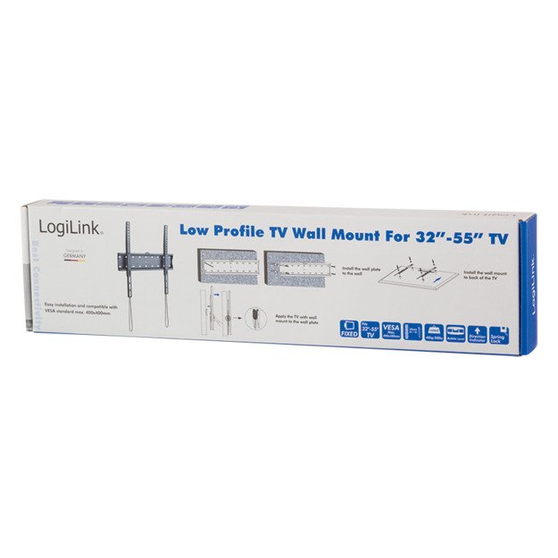 Logilink BP0013 TV Wall mount, 32 -55 , fix, 25mm | Logilink 2