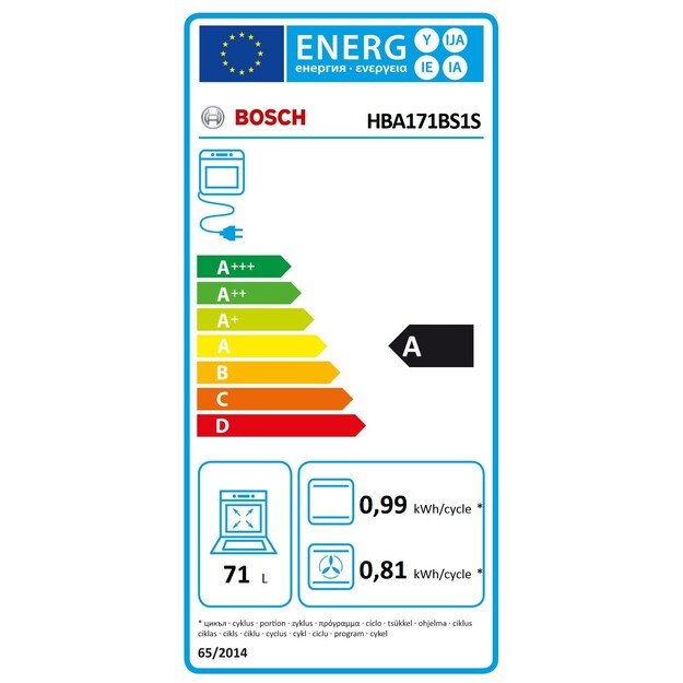 BOSCH HBA171BS1S