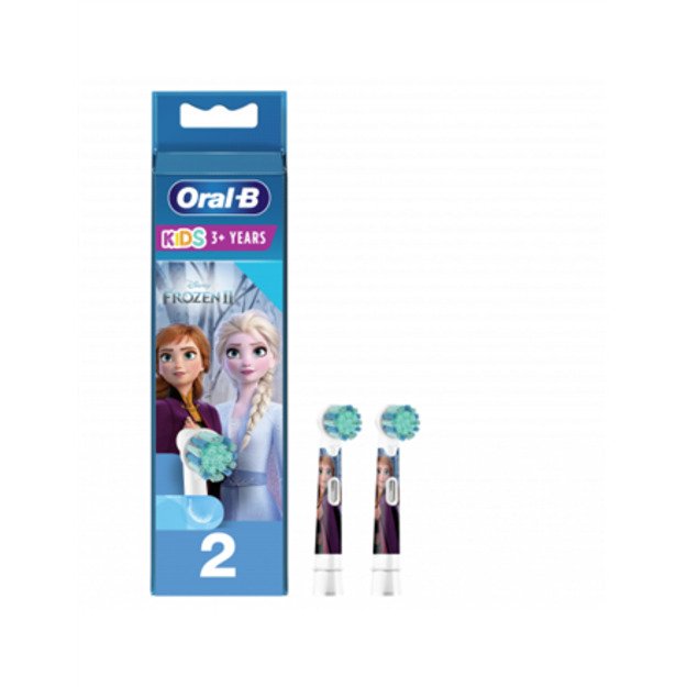 Oral-B | Toothbruch replacement | EB10 2 Frozen II | Heads | For kids | Number of brush heads included 2 | Number of teeth brush