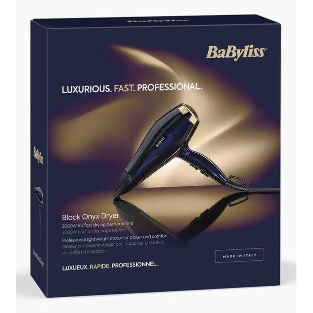 BaByliss 5911E hair dryer 2000 W Black, Gold 1