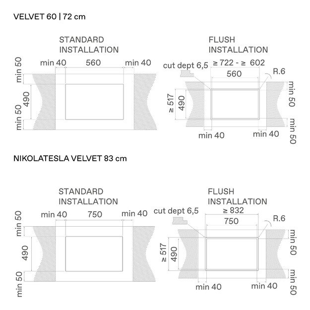 ELICA NIKOLATESLA VELVET BL/A/60, PRF019686 2
