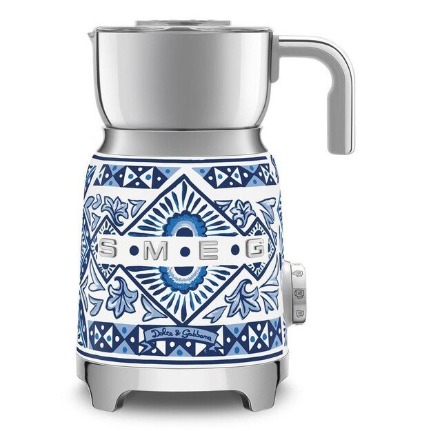 Smeg MFF01DGBEU milk frother/warmer Automatic Blue, Silver, White