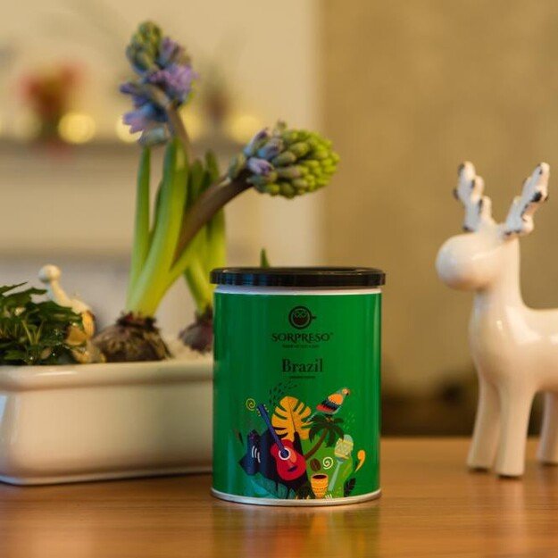 Malta kava SORPRESO BRAZIL YELLOW BOURBON 250g (Skardinėje) 1