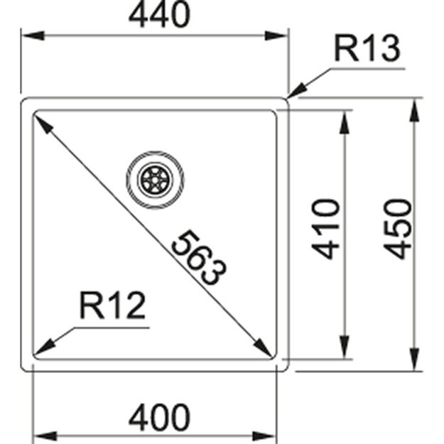 FRANKE BXX 210/110-40 127.0375.252