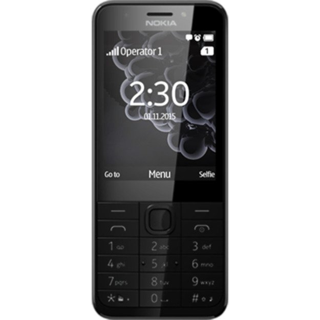 Nokia | 230 | Dark Silver | 2.8   | TFT | 240 x 320 | 16 MB | N