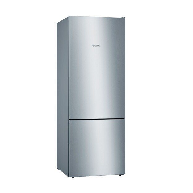 Bosch Serie 4 KGV58VLEAS fridge-freezer Freestanding 503 L E Stainless steel