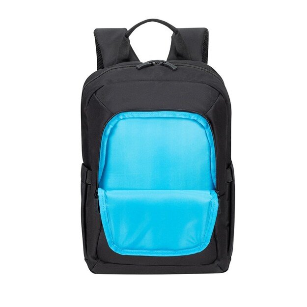 RIVACASE Alpendorf ECO 13.3 -14  laptop backpack, black, waterproof material, eco rPET, pockets for smartphone, documents,