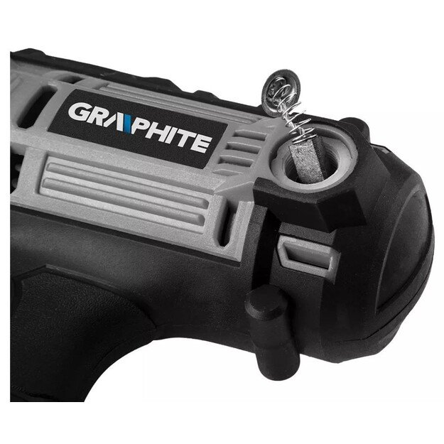 Mains drill/driver 300W Graphite 10mm self-clamping chuck with carrying case