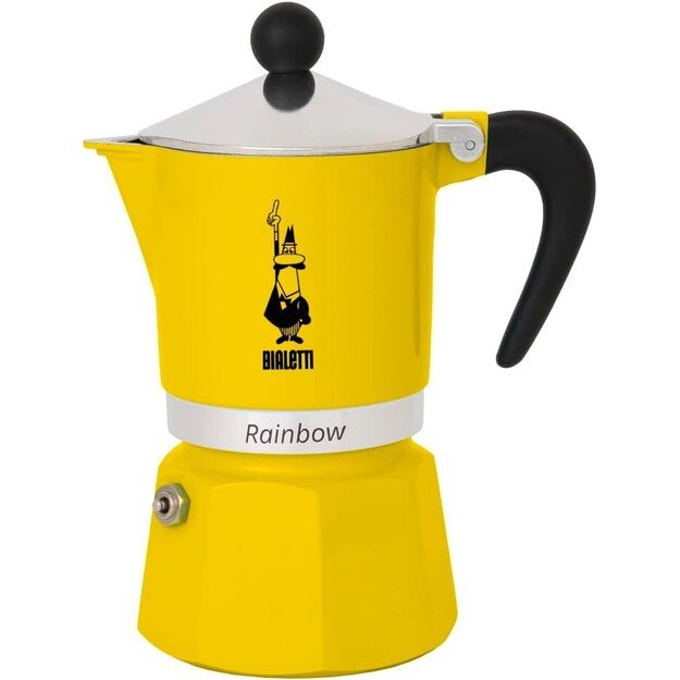 Bialetti kavinukas Rainbow 6 p geltonas