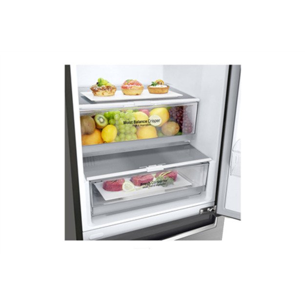 LG | GBB72PZEMN | Refrigerator | Energy efficiency class E | Free standing | Combi | Height 203 cm | No Frost system | Fridge ne