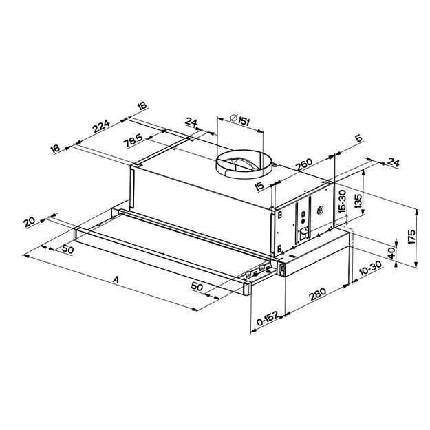 FABER Flexa NG GLASS BK A60