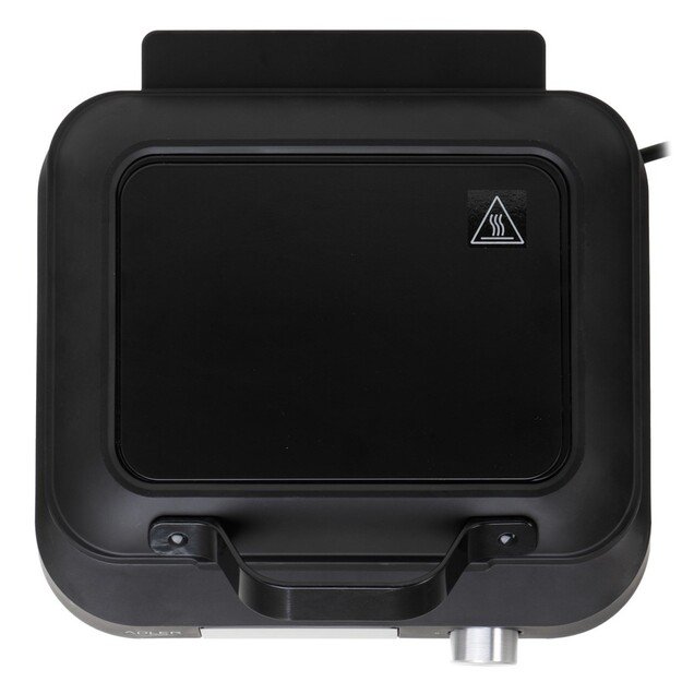 Adler Waffle Maker with LED Display | AD 3087 | 2200 W | Number of pastry 2 | Belgium | Black