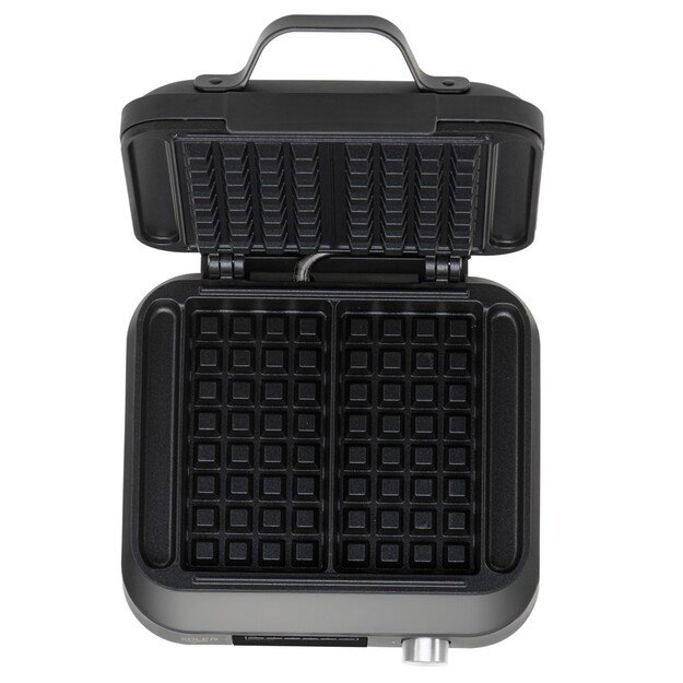 Adler Waffle Maker with LED Display | AD 3087 | 2200 W | Number of pastry 2 | Belgium | Black 8