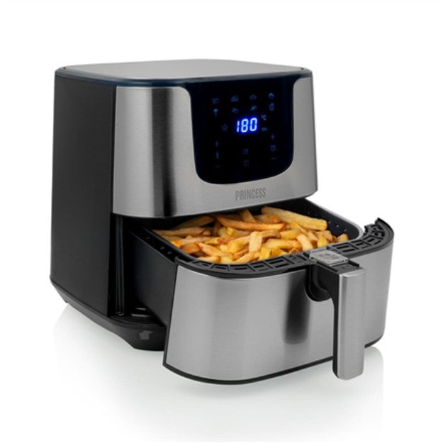 Princess | Digital Aerofryer Deluxe XXL | 182060 | Power 1700 W | Capacity 5.5 L | Black/Stainless Steel 4