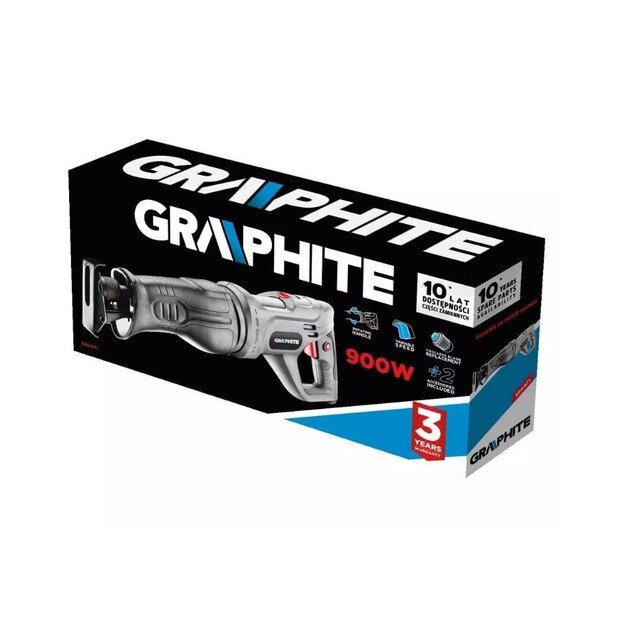 Template saw 900W Graphite 20mm stroke, number of strokes 0-2600 min 1