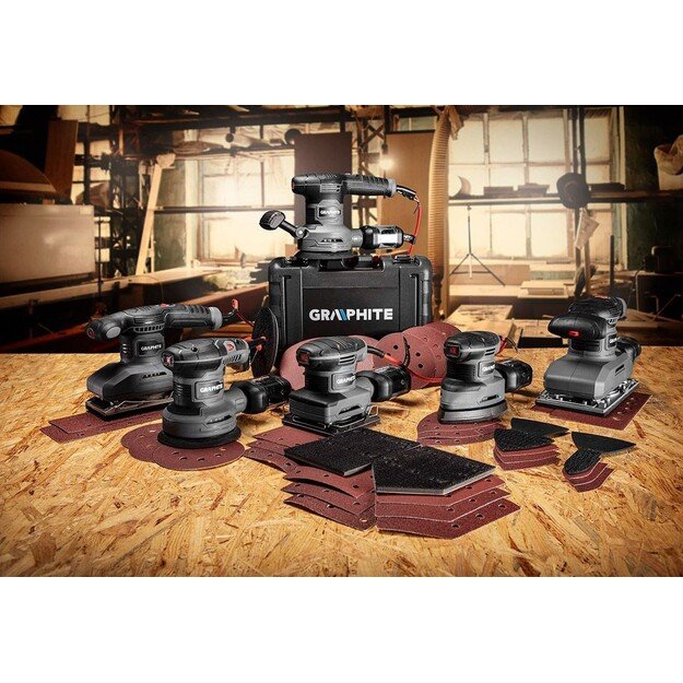 Orbital sander 240W, foot 110 x 100 mm 3