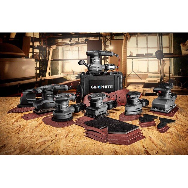 Orbital sander 240W, foot 110 x 100 mm 4