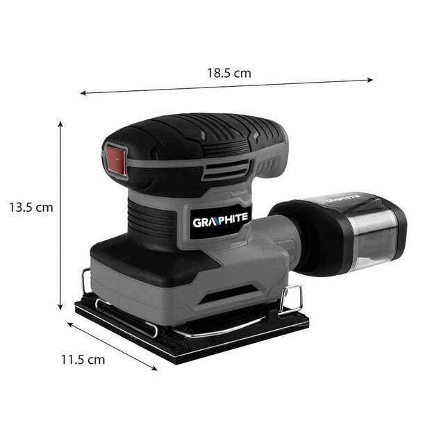 Orbital sander 240W, foot 110 x 100 mm 2